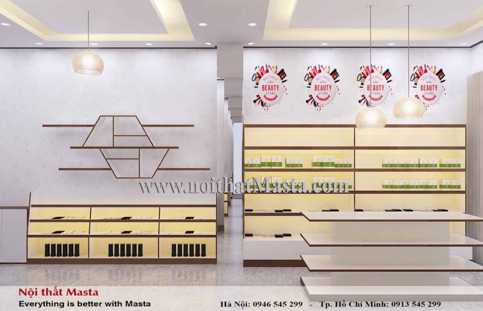 Thiết kế shop mỹ phẩm - Anh Khôi